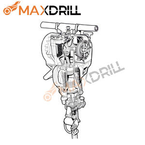 Max drill YN27C Benzin-Gesteins bohrmaschine Bohrmaschinen für Bergbau maschinen - Product Image 3