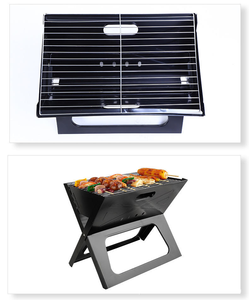 Kompor Barbekyu Lipat 2025 untuk Luar Ruangan dengan Pemanas Dalam Ruangan, Pelat Api Arang Berlapis Bubuk untuk Memasak di Rumah, Piknik, dan Berkemah - Product Image 4
