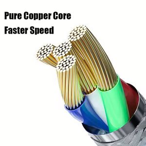 Cheap Price Nylon 60W Charger Cables Type <b>C</b>-Type <b>C</b> Data Transfer Braided PD Cable Phone Cables for Iphone15 16 17 - Product Image 4
