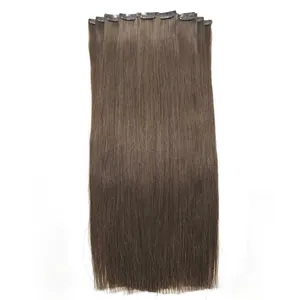 2024 New Arrivals 100% Human Hair 20 Inches Stretched Length Cuticle Invisible Clip In Hair Extensions