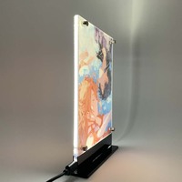 Led rétro-éclairé affiche épée Art en ligne Anime veilleuse pour cadeau d'anniversaire chambre veilleuse salle de jeux déco lampes de table signe