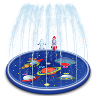 Tapis de jeu gonflable écologique personnalisé pour enfants de plus de 8 ans, design animaux marins, pour fêtes en plein air