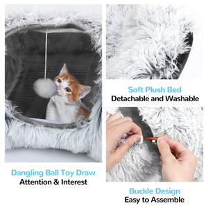 High Quality Comfortable Pet <b>Nest</b> Plush Cat Tunnel Removable Feature for Small Animals Dogs Boxed Four Seasons Indoor Enlarging - Product Image 3