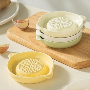 Rallador de Jengibre de Cerámica Blanco de Estilo Simple, Molinillo Manual, Triturador de Ajo, Herramienta de Cocina Portátil de Porcelana para Moler Jengibre y Zanahoria - Product Image 6