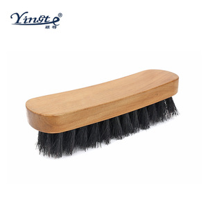 Cepillo para zapatos de pelo de cerdo y madera maciza Yinste para la eliminación de manchas y limpieza - Product Image 2