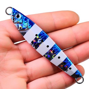 Señuelo Metálico <span class=keywords><strong>de</strong></span> 30g-60g para Pesca Vertical, Holográfico Láser, Señuelo <span class=keywords><strong>de</strong></span> Hundimiento, Pilker para Pesca Costera y Pesca en Alta Mar - Product Image 3