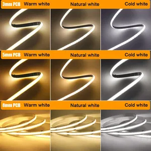 Cảm biến chuyển động <span class=keywords><strong>LED</strong></span> COB dải ánh sáng Pin USB powered 5V tự động On/Off lót ánh sáng Diode cho tủ quần áo nhà bếp cầu thang - Product Image 5