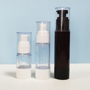 Wholesale 15ml 30ml 50ml 100ml Vacuum Amber Brown Cosmetic Skincare Plastic Lotion Cream Serum Pump Sprayer Bottle - Product Image 2