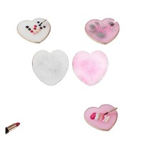 DIY Palette de Peinture à Ongles Bord Doré Résine Couleur Mixte Tableau d'Affichage Palette pour Gel Maquillage Nail Art Visualisation-Nail Supplies