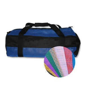 Gia cố nhựa đầy màu sắc lưới <span class=keywords><strong>PVC</strong></span> tráng lưới Tarp vật liệu vinyl lưới vải - Product Image 1