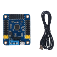 Mini Placa de Control de Servomotores USB de 24 Canales, Servo USC-24 con Cable, Controlador de Motor Servo