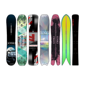 Planche à neige Swallow Fish Tail, snowboard à pointe arrondie, skis de carving à pointe arrondie, skis de carving - Product Image 1