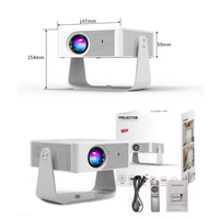 ISMARTX16 Mini Proyector LED Inalámbrico con Control Remoto BT, 180 Lúmenes, Android 13.0, Proyector Portátil para el Hogar y el Dormitorio