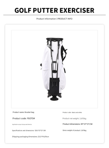 Sac de golf unisexe blanc léger et portable avec fermeture éclair, personnalisable avec logo, idéal pour clubs de golf, voyage et avion – Meilleures ventes - Product Image 6