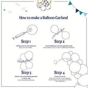 Nouvel ensemble de ballons en latex colorés rouge, jaune, bleu, vert, arche de ballons, guirlande de ballons avec ballon étoile en feuille d'aluminium <span class=keywords><strong>pour</strong></span> fête d'<span class=keywords><strong>anniversaire</strong></span>, fête de remise de diplôme - Product Image 6