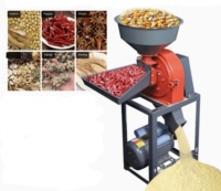 Promotion : Broyeur à marteaux pour céréales, maïs, blé, haricots, épices, piments – Pulvérisateur à double usage (humide et sec) pour aliments et fourrage