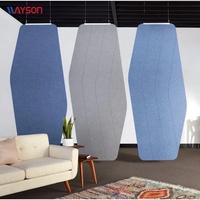 Panneau mural acoustique en polyester écologique 9 mm, insonorisant et ignifuge pour cinéma, hôtel, studio, décoration