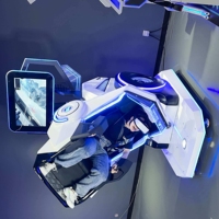 Cinéma VR 9D VART, fauteuils rotatifs à 360 degrés, machines de jeu d'arcade de réalité virtuelle, simulateur de vol VR 360, fauteuil VR 2 places