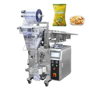 Machine verticale d'emballage de chips de pomme de terre pour petite entreprise Machine d'emballage automatique de chips frites par sac de collations avec azote
