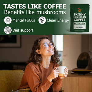 Private Label Natural Herbal Dietary <b>Supplements</b> with Protein Sodium Skinny Mushroom Coffee Powder Sharpen <b>Your</b> Focus Powder - Product Image 6