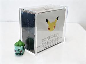 High Quality Clear Acrylic 25TH ANNIVERSARY Elite Trainer Box <b>Protector</b> Transparent Game <b>Cards</b> Display Case - Product Image 3