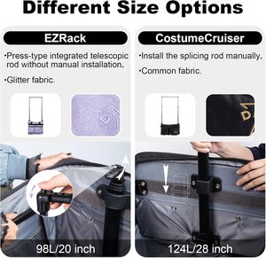 Polyester Foldable Portable Duffle Bag Dance Costume <b>Rack</b> Protective Lid Large Travel Roller <b>Tie</b> Rod Sport Backpack - Product Image 6