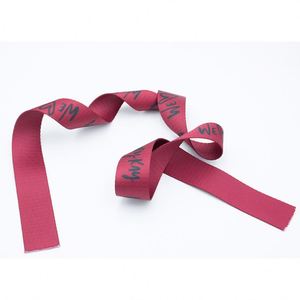 Sangle élastique recyclée à haute tension avec impression jacquard réfléchissante personnalisée et boucle réglable pour l'extérieur - Product Image 2