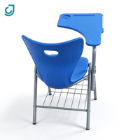 Chaise d'école empilable en plastique, légère, avec pieds en métal, durable, pour salle de classe, formation et bureau - Offre Spéciale