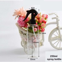 Bouteille pulvérisateur à gâchette en PET transparent recyclable de 8 oz pour détergent, liquide de nettoyage, shampoing, toner – Emballage