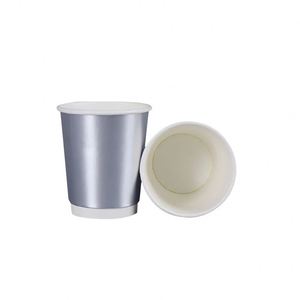 Gobelet en papier à double paroi enduit de PE, biodégradable, personnalisable, jetable, 8 oz, 16 oz, 12 oz, pour café chaud, eau, lait, thé - Product Image 2