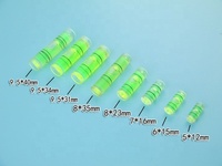 Niveau à bulle tubulaire en acrylique REALMAX, mini niveau à bulle, instrument de mesure, niveau cylindrique, niveau à bulle vert
