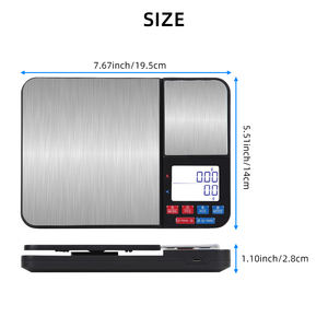 Changxie-Báscula de Cocina Digital patentada de doble plataforma, báscula electrónica digital para alimentos - Product Image 5