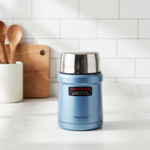 Pinkka — pot <span class=keywords><strong>thermos</strong></span> 15oz, 18/8, en acier inoxydable, argent, excellente conservation de la chaleur, flacon sous vide - Product Image 3