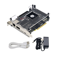 Carte de développement FPGA HamGeek New KU5P, carte de développement XCKU5P FMC HPC QSFP28 100G avec port optique PCIE3.0 pour professionnels