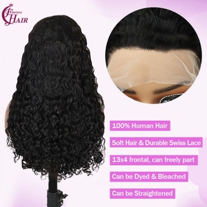 วิกผมลอนยาว 16-30 นิ้ว FH Wholesale วิกผมลอนธรรมชาติเวียดนาม บราซิล 13x4 Lace Frontal ผมแท้ - Product Image 4