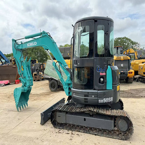 รถขุดขนาดเล็ก Kobelco SK50SR/SK60/SK75/SK130/SK135SR/SK140/SK200 มือสอง 5 ตัน พร้อมเครื่องยนต์ Yanmar เกียร์ และลูกปืน - Product Image 1