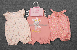 Recém-nascido Infantil Onesie Bodysuit Bonito Macacão de Malha para Meninos e Meninas 3 Peça Do Bebê romper set 3-18 Meses - Product Image 4