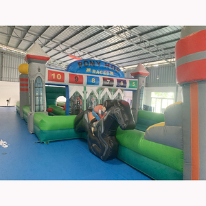 Đảng cho thuê Inflatable ngựa vui vẻ Derby hip hop đua theo dõi trò chơi - Product Image 3