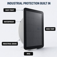 Pantalla Táctil HMI Impermeable de 22 Pulgadas para Raspberry, Monitor LCD para Exteriores Legible Bajo la Luz Solar, Panel de Pantalla Táctil