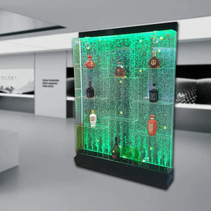 מסעדת בית בר ריהוט צבע שינוי LED תאורת מים בועת קיר אקריליק בר יין קבינט - Product Image 1