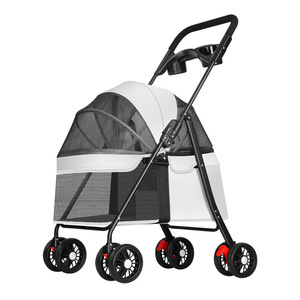 Tùy chỉnh trọng lượng nhẹ có thể gập lại <span class=keywords><strong>Pet</strong></span> Cat Dog xe đẩy thiết kế mới Teddy bé giỏ hàng cho sử dụng ngoài trời với điều chỉnh tính năng - Product Image 1