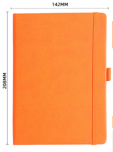 Libreta/Agenda Personalizada al por Mayor, con Tapa Dura de Cuero Ecológico Natural, Formato A5, con Logotipo Personalizado - Product Image 5