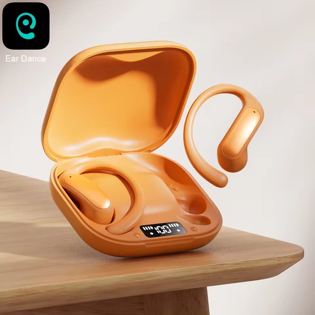 M140 Smart AI Translation Ear-Hanging OWS Non-In-Ear Digital Display ANC Headset TWS Ear Hook Sports Earbuds Earphone Headphones