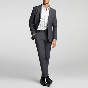 <span class=keywords><strong>Abito</strong></span> formale da <span class=keywords><strong>uomo</strong></span> in lana grigia Slim 3 pezzi squisita abiti da sposa Business con Blazer impermeabile Costume da donna - Product Image 5