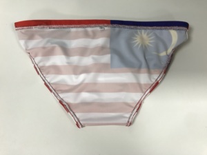 Benutzer definierte Flagge Designs Herren Sexy Tanga Badehose Mode Strand Shorts Spandex Bade bekleidung String Männer Swim Brief - Product Image 4