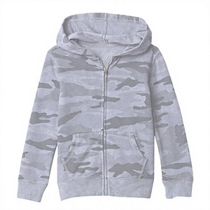 Sudadera con capucha informal de invierno para hombre, 100% algodón, con estampado de camuflaje. - Product Image 6