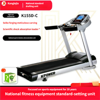Caminadora Eléctrica Comercial K155D-C, Motor de Alta Resistencia, Pantalla LCD HD, Bajo Nivel de Ruido, Rango de Velocidad de 0-22 km/h, Inclinación Ajustable, Metálica