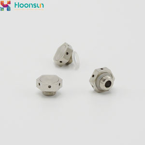 Baja tahan karat hitam tahan air IP68 M12 * 1.5 sekrup steker ventilasi tegangan rendah CE bersertifikat penggunaan industri - Product Image 6