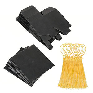 Scatole Regalo per Caramelle a Forma di Cappello da Dottore Nero con Logo Personalizzato, Confezioni in Cartone Rigido - Product Image 4