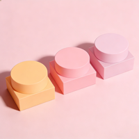 Pot vide en gros pour gel UV, 5g, avec couvercle, OEM/ODM, mini pot à ongles carré, emballage cosmétique personnalisé